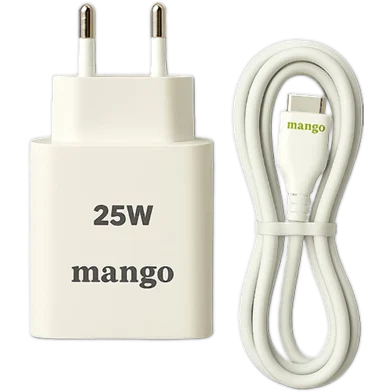 Mango 25w First Charging Adapter With Type C Cable - Rokomari product